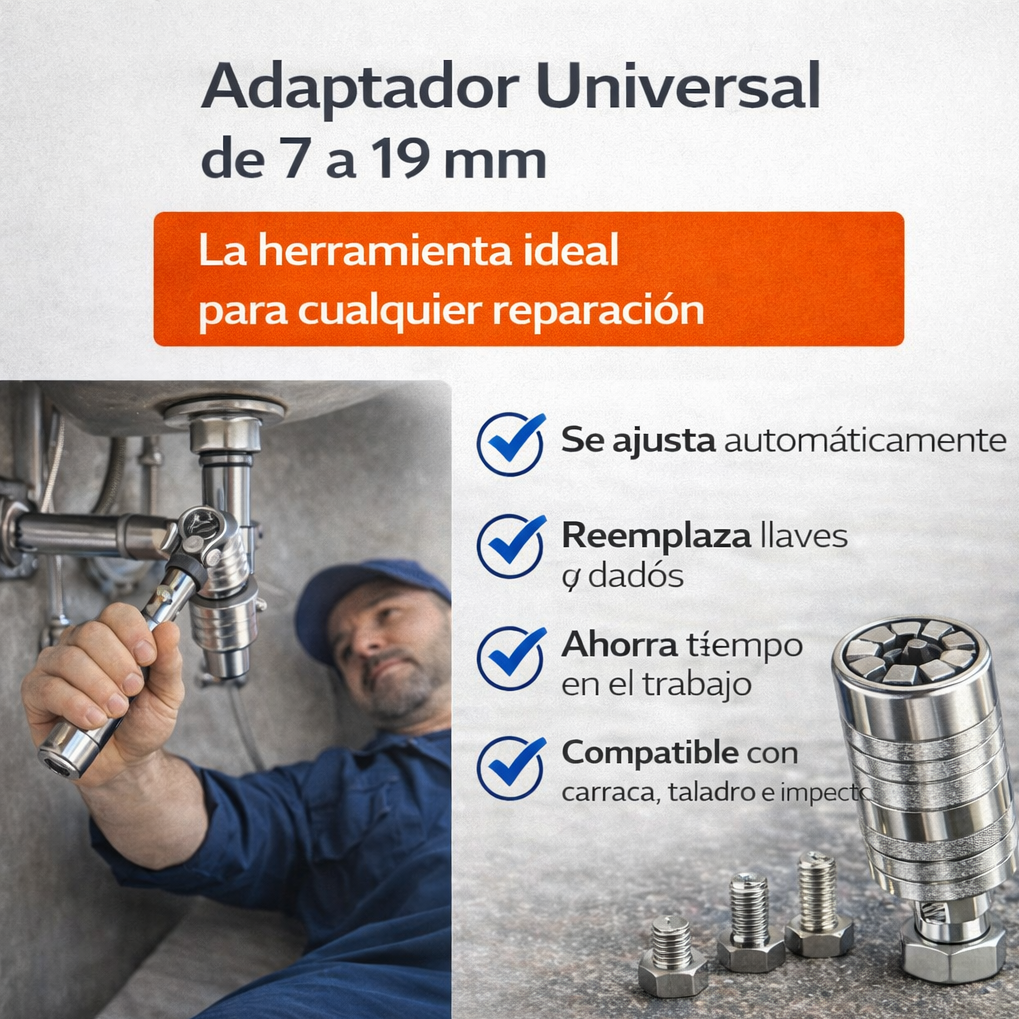 Adaptador Universal ELEXOR™ - 7 a 19 mm
